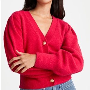 NWT &otherstories playful button cardigan SM